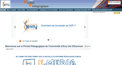 Desktop Screenshot of ens.univ-evry.fr