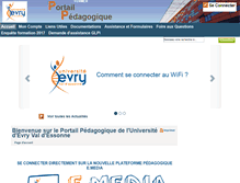 Tablet Screenshot of ens.univ-evry.fr