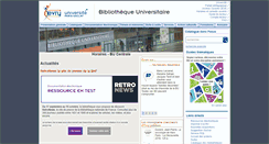 Desktop Screenshot of biblio.univ-evry.fr