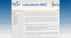 Desktop Screenshot of ibisc.univ-evry.fr