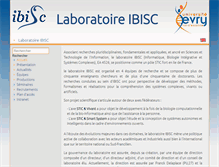 Tablet Screenshot of ibisc.univ-evry.fr